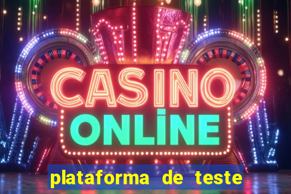 plataforma de teste pg demo